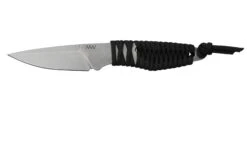 ANV Knives P100 Sleipner, Grey Paracord, P100-003, Black Kydex Sheath, Cuchillo De Cuello