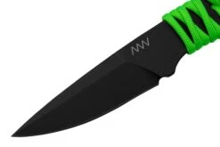 ANV Knives P100 Sleipner Cerakote, Neon Green Paracord, P100-043, Black Kydex Sheath, Cuchillo De Cuello -Morakniv || SOG || Böker Ventas ANVP100 043 03 anv