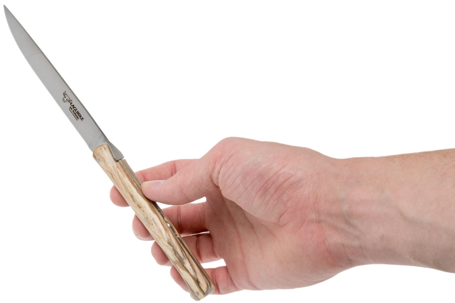 Laguiole En Aubrac Ancestral Juego De Cuchillos Para Carne 6-unidades De Madera De Haya 10 Laguiole En Aubrac Ancestral Juego De Cuchillos Para Carne 6-unidades De Madera De Haya - Imagen 8