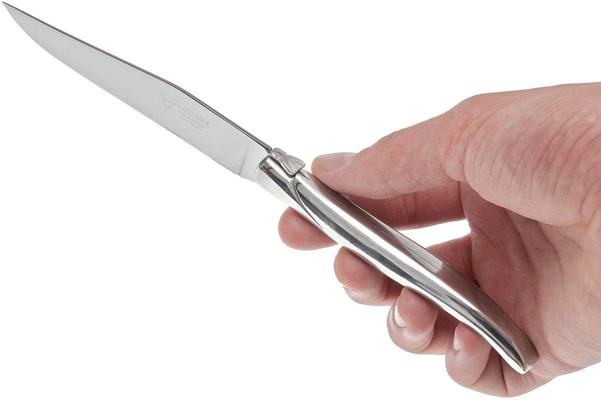 Laguiole En Aubrac Juego De Cuchillos Para Carne 6-unidades Shiny 8 Laguiole En Aubrac Juego De Cuchillos Para Carne 6-unidades Shiny - Imagen 6