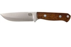 Bark River Bravo Necker II CPM 154CM, Desert Ironwood, Funda Marrón