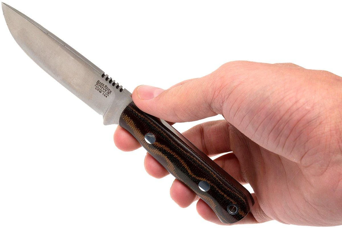 Bark River Bravo Necker II CPM 154CM, Burgundy Snakeskin Micarta 7 Bark River Bravo Necker II CPM 154CM, Burgundy Snakeskin Micarta - Imagen 6