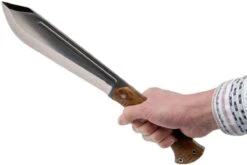 Bark River JX5 Vengeful 1 CPM 3V Dark Curly Maple Machete -Morakniv || SOG || Böker Ventas BRK10 123DCM 06 bark river brk10 123dcm 06