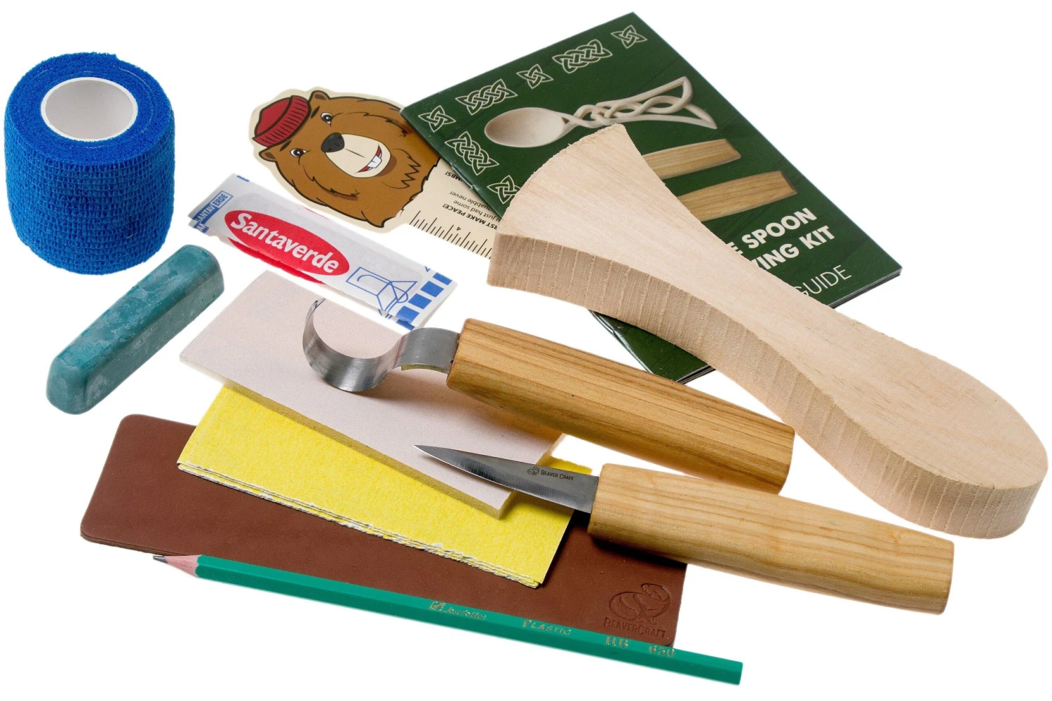 BeaverCraft Love Spoon Carving Hobby Kit DIY04 Set De Tallado De Madera 3 BeaverCraft Love Spoon Carving Hobby Kit DIY04 Set De Tallado De Madera