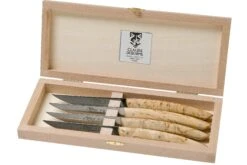 Claude Dozorme Le Thiers Juego De Cuchillos Para Carne 4-piezas, Madera De Abedul Negra -Morakniv || SOG || Böker Ventas CD2 90 079 66N 06 claude dozorme