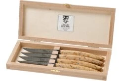 Claude Dozorme Le Thiers Juego De Cuchillos Para Carne 4-piezas, Madera De Abedul Roja 13 Claude Dozorme Le Thiers Juego De Cuchillos Para Carne 4-piezas, Madera De Abedul Roja -Morakniv || SOG || Böker Ventas CD2 90 079 66R 06 claude dozorme