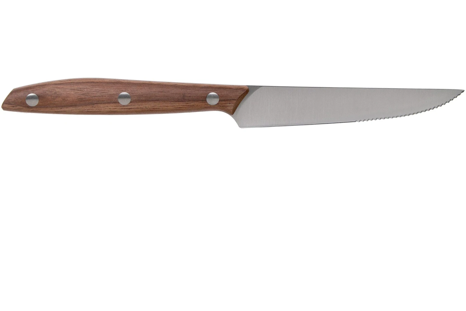 Due Cigni 1896, 2C1003DNO Cuchillo Para Carne Dentado 11 Cm, Madera De Nogal 4 Due Cigni 1896, 2C1003DNO Cuchillo Para Carne Dentado 11 Cm, Madera De Nogal - Imagen 2