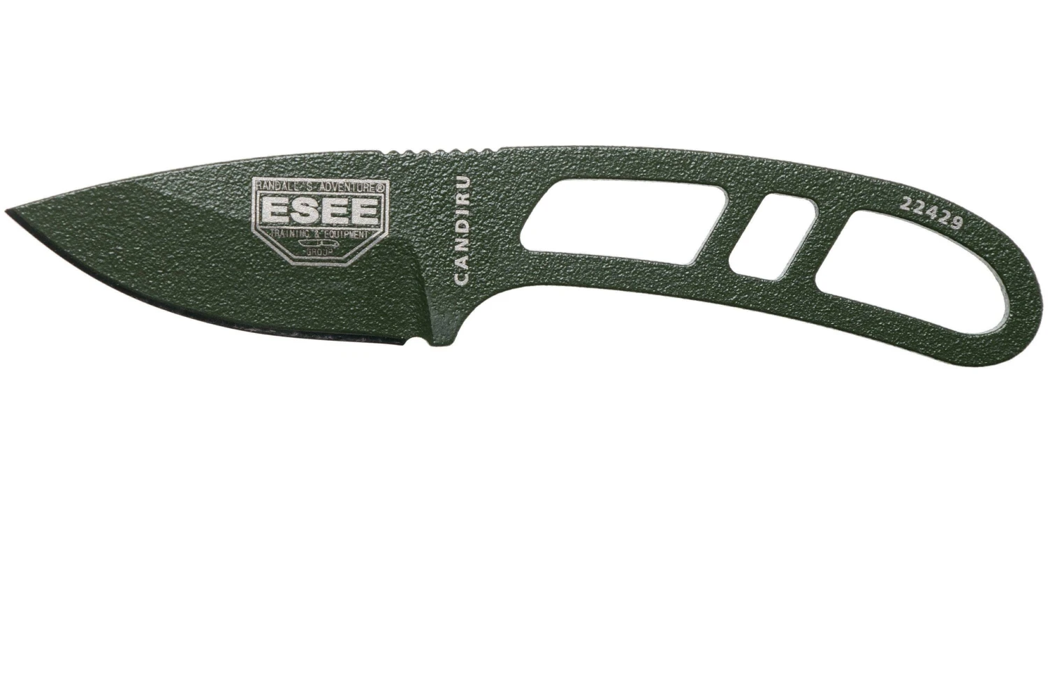 ESEE Candiru OD-green CAN-OD Cuchillo De Cuello Con Funda Negra + Clip De Cinturón 3 ESEE Candiru OD-green CAN-OD Cuchillo De Cuello Con Funda Negra + Clip De Cinturón