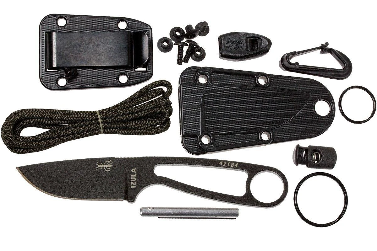ESEE Izula Black IZULA-B-KIT Kit De Supervivencia Con Funda Y Firesteel 3 ESEE Izula Black IZULA-B-KIT Kit De Supervivencia Con Funda Y Firesteel