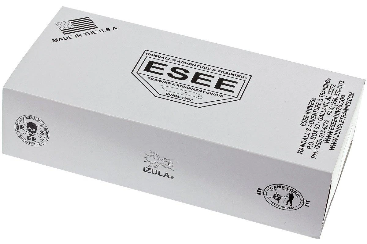 ESEE Izula Desert Tan IZULA-DT Cuchillo De Cuello Con Funda Negra + Clip De Cinturón 7 ESEE Izula Desert Tan IZULA-DT Cuchillo De Cuello Con Funda Negra + Clip De Cinturón - Imagen 5