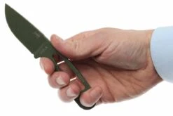 ESEE Izula OD Green IZULA-OD Cuchillo De Cuello Con Funda Negra + Clip De Cinturón -Morakniv || SOG || Böker Ventas EE IZULA OD 04 esee knives izula olive drab ee izula od d4