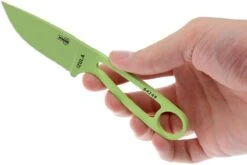 ESEE Izula Venom Green IZULA-VG Cuchillo De Cuello Con Funda Negra + Clip De Cinturón -Morakniv || SOG || Böker Ventas EE IZULA VG 03 esee knives ee izula vg 03