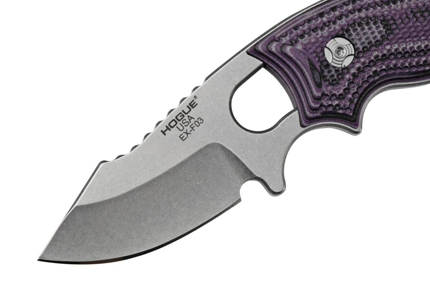 Hogue EX-F03 G-Mascus Purple, 35338 Cuchillo De Cuello 5 Hogue EX-F03 G-Mascus Purple, 35338 Cuchillo De Cuello - Imagen 3
