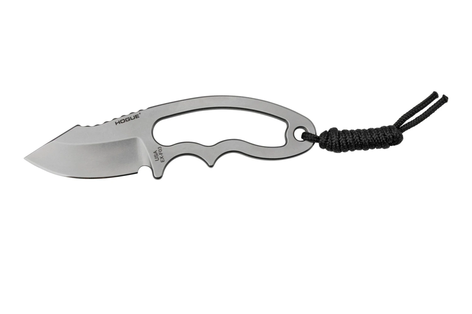 Hogue EX-F03 2.25" Clip Point Tumble Finish Cuchillo De Cuello 35370 4 Hogue EX-F03 2.25" Clip Point Tumble Finish Cuchillo De Cuello 35370 - Imagen 2