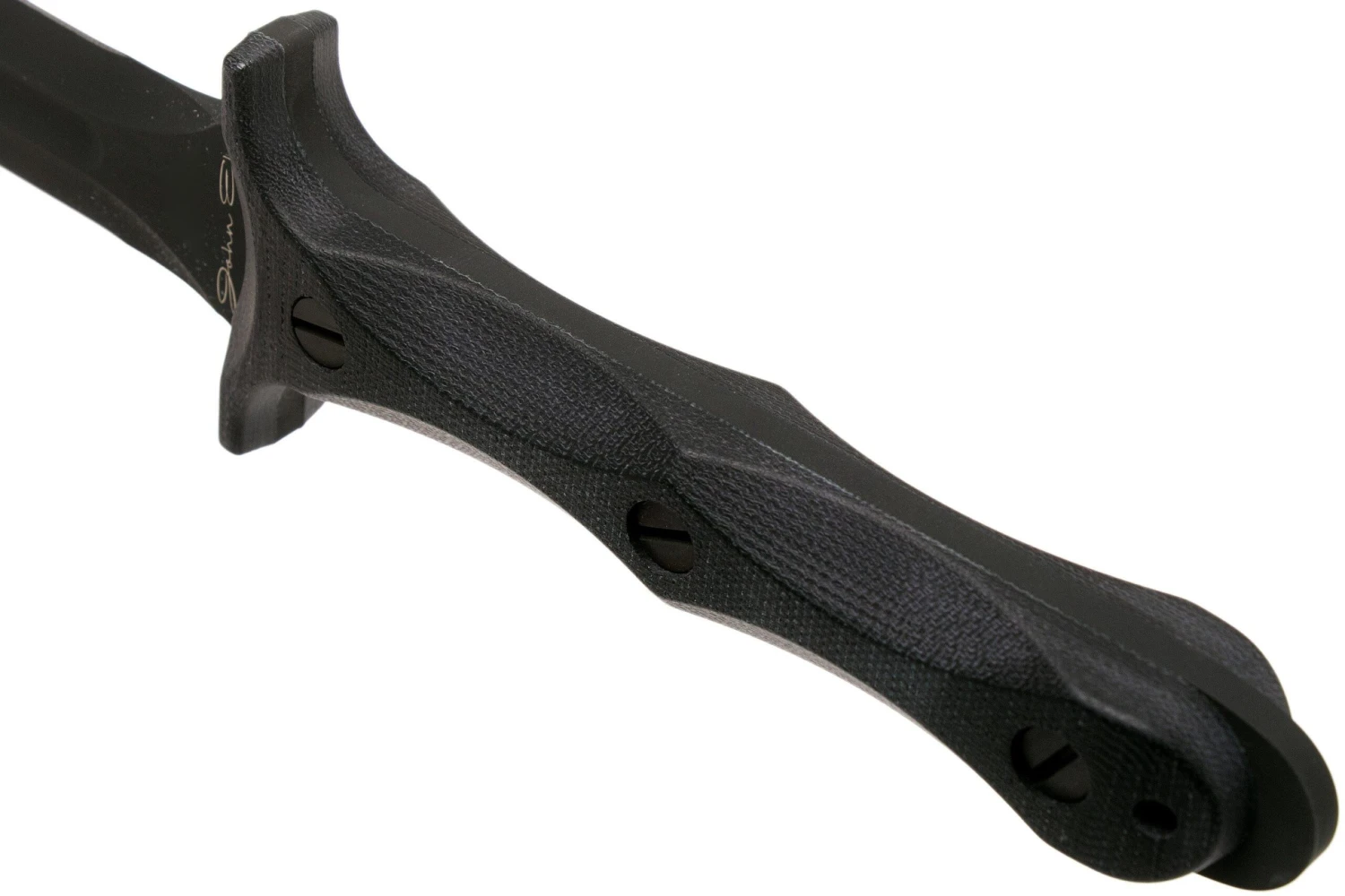 Rick Hinderer EK Dagger O1 Parkerized, Black Micarta Daga De Comando 6 Rick Hinderer EK Dagger O1 Parkerized, Black Micarta Daga De Comando - Imagen 4