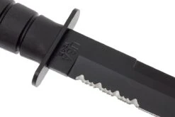 KA-BAR Tanto 1245 Cuchillo De Supervivencia, Parcialmente Dentado, Funda Kydex -Morakniv || SOG || Böker Ventas KA1245 03 ka bar ka1245 03