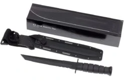 KA-BAR Tanto 1245 Cuchillo De Supervivencia, Parcialmente Dentado, Funda Kydex -Morakniv || SOG || Böker Ventas KA1245 09 ka bar ka1245 09