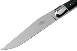 Forge De Laguiole T22MINTCNOI Negro Micarta Juego De Cuchillos Para Carne Pulidos De 2 Piezas -Morakniv || SOG || Böker Ventas LAT22MINTCNOI 03 forge de laguiole