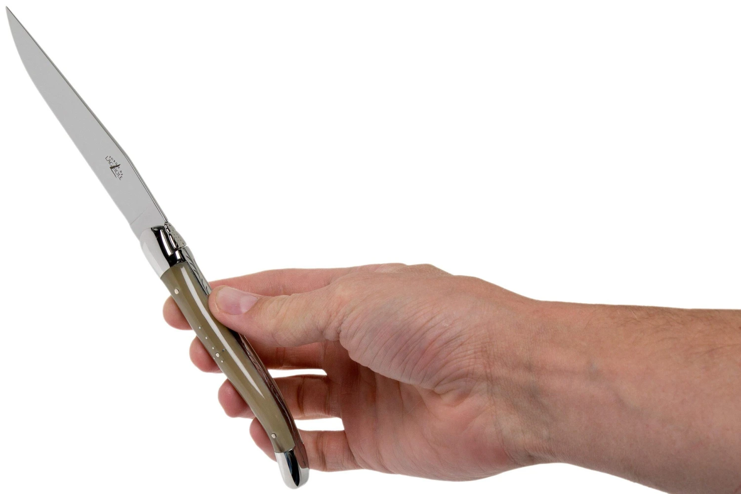 Forge Laguiole, T62MINB, Punta De Cuerno Juego De Cuchillos Para Carne 12 Forge Laguiole, T62MINB, Punta De Cuerno Juego De Cuchillos Para Carne - Imagen 10