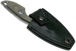 MKM Mikro 2 Wharncliffe, Stonewashed Green Canvas Micarta Cuchillo De Cuello, Jesper Voxnaes Design -Morakniv || SOG || Böker Ventas MMK MR02 GC 06 mkm knives