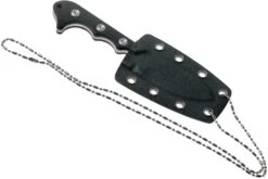 QSP Knife Neckmuk QS125-A Black G10 Cuchillo De Cuello -Morakniv || SOG || Böker Ventas QS125 A 05 qsp