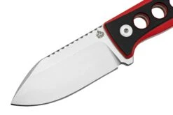 QSP Knife Canary QS141-B1 Stonewashed, Black Red G10, Cuchillo De Cuello -Morakniv || SOG || Böker Ventas QS141 B1 03 qsp