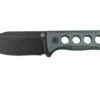 QSP Knife Canary QS141-D2 Blackwashed, Denim Micarta, Cuchillo De Cuello -Morakniv || SOG || Böker Ventas QS141 D2 01 qsp