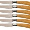 Saladini 6-delige Juego De Cuchillos Para Carne 23 Cm, Madera De Olivo -Morakniv || SOG || Böker Ventas SL4001PO6 01 saladini sl4001po6 01