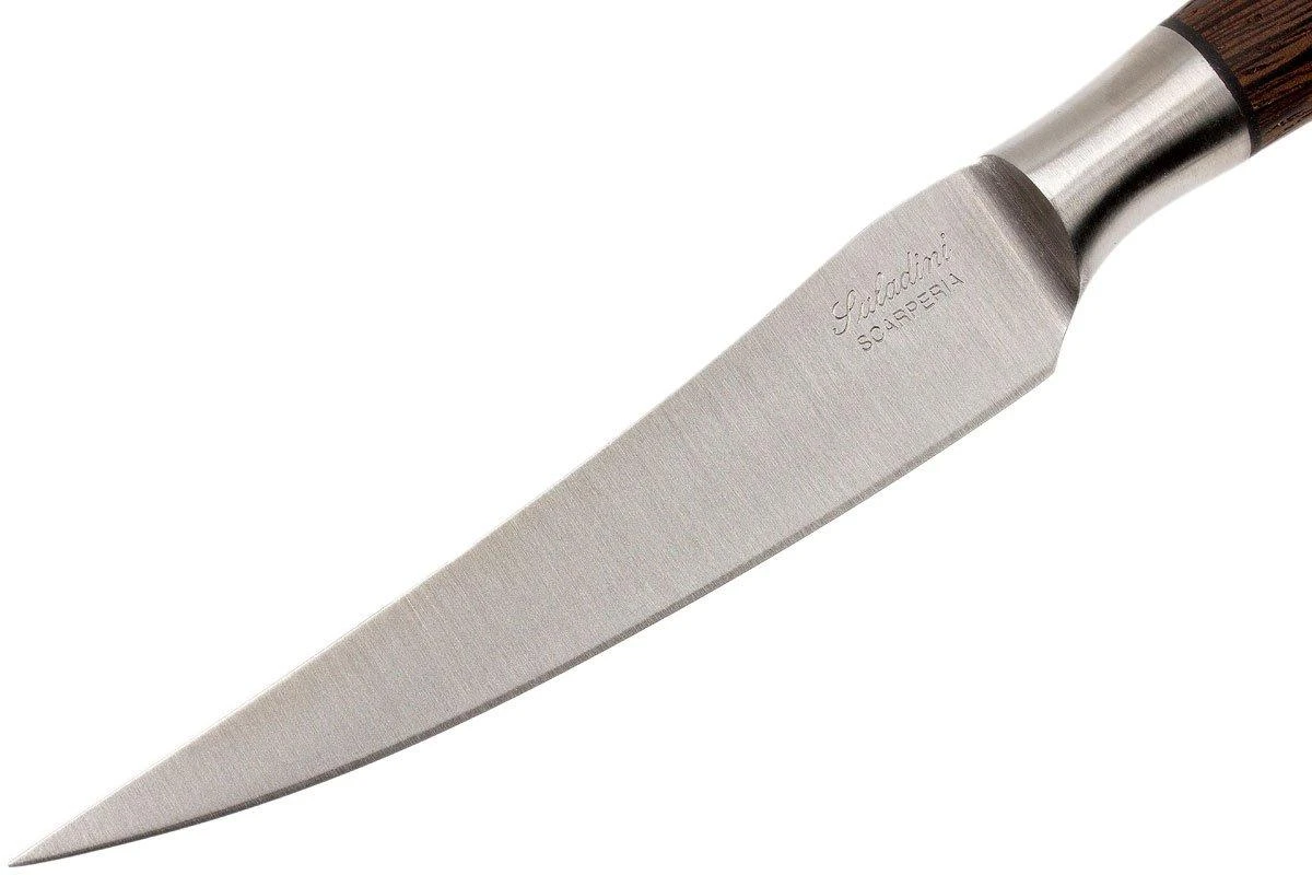 Saladini 6-delige Juego De Cuchillos Para Carne 23 Cm, Wengé 6 Saladini 6-delige Juego De Cuchillos Para Carne 23 Cm, Wengé - Imagen 4