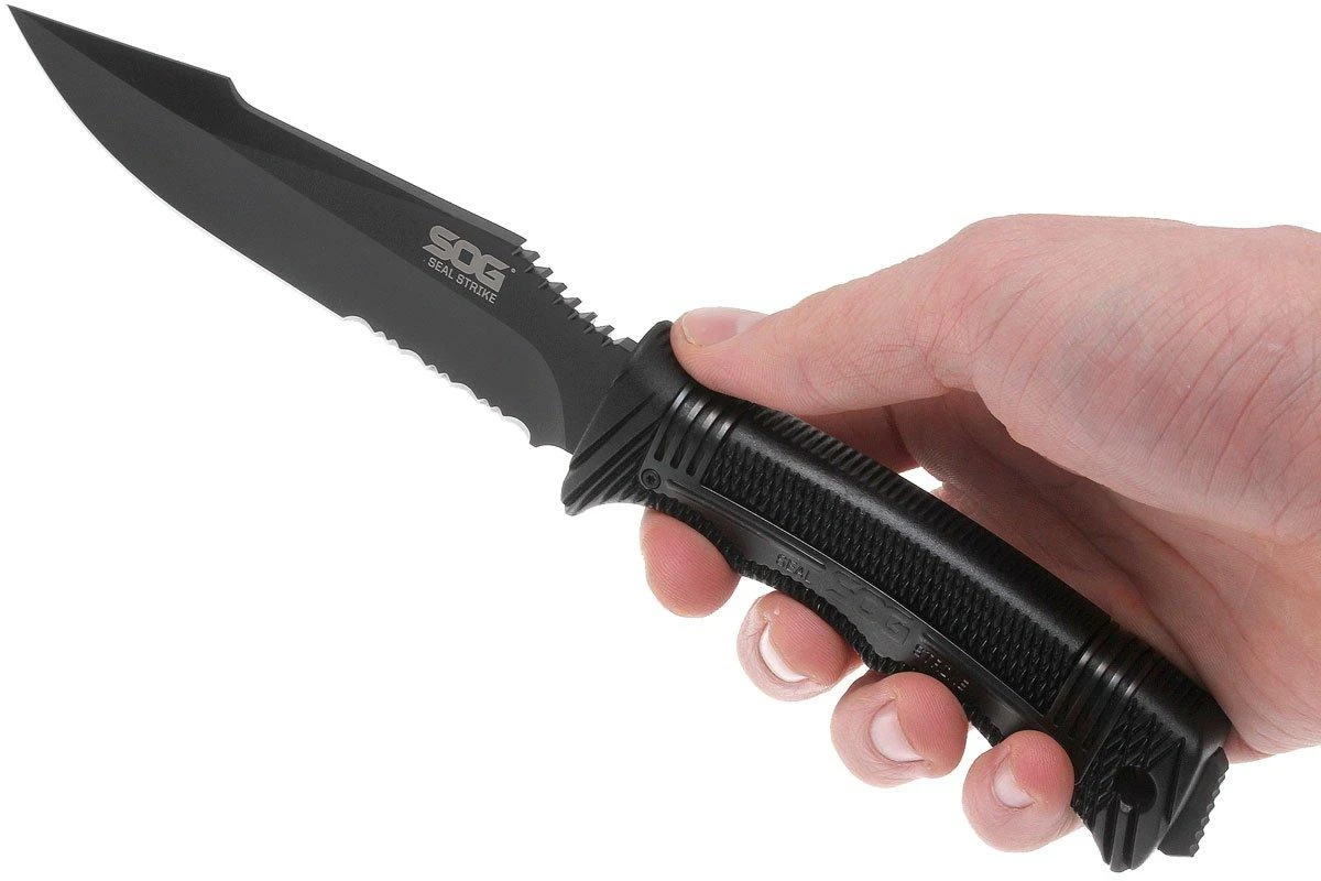 SOG SEAL Strike Black, Deluxe Sheath SS1003-CP 11 SOG SEAL Strike Black, Deluxe Sheath SS1003-CP - Imagen 10