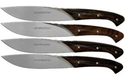 Viper Fiorentina Juego De Cuchillos Para Carne De Madera De Ziricote 4-piezas, VT7500-04ZI