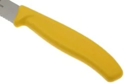 Victorinox SwissClassic Cuchillo Para Carne/-pizza Amarillo, Set De 2, 6.7936.12L8B -Morakniv || SOG || Böker Ventas VT6 7936 12L8B 03 victorinox steakmes geel vt vt6 7936 12l8b 03
