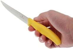 Victorinox SwissClassic Cuchillo Para Carne/-pizza Amarillo, Set De 2, 6.7936.12L8B -Morakniv || SOG || Böker Ventas VT6 7936 12L8B 04 victorinox steakmes geel vt vt6 7936 12l8b 04