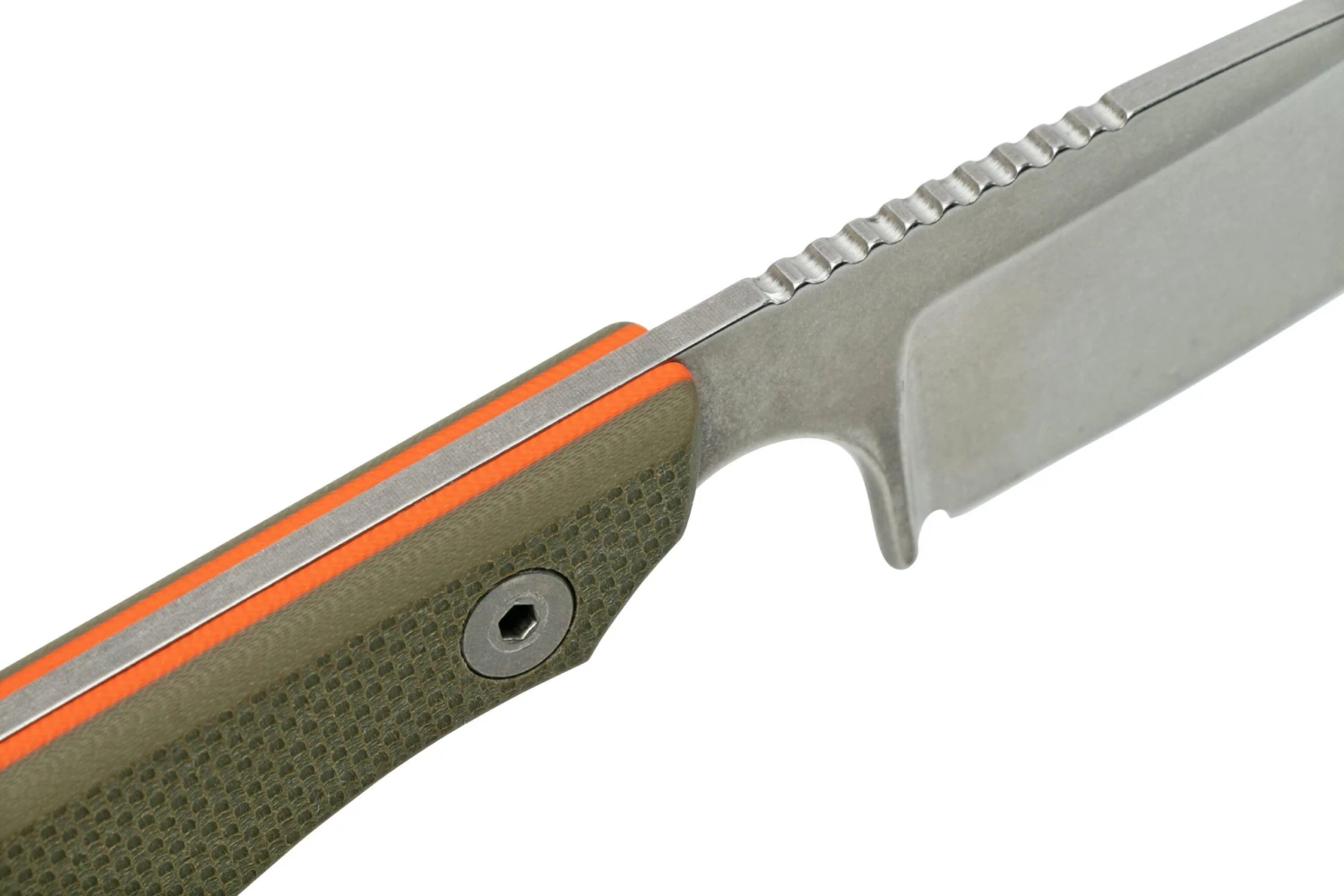 White River M1 Backpacker Pro WRM1-TGO Green/Orange G10, Funda De Kydex, Cuchillo De Cuello 7 White River M1 Backpacker Pro WRM1-TGO Green/Orange G10, Funda De Kydex, Cuchillo De Cuello - Imagen 5