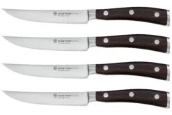 Wüsthof Ikon Juego De Cuchillos Para Carne 4 Unidades, 9706 -Morakniv || SOG || Böker Ventas WU1070560402 01 wusthof stockfoto