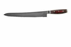 Yaxell Super Gou 37138 Cuchillo De Pan Acero De Damasco De 161 Capas, 27 Cm