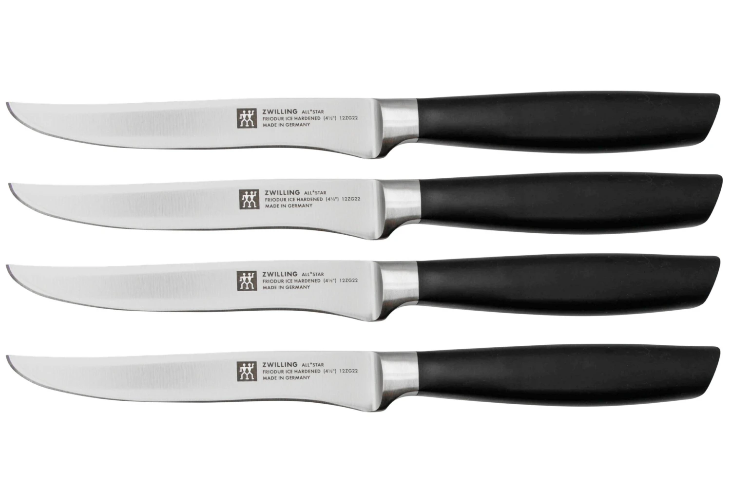 Zwilling All Star 1022589, Juego De 4 Cuchillos Para Carne, Negro 2 Zwilling All Star 1022589, Juego De 4 Cuchillos Para Carne, Negro