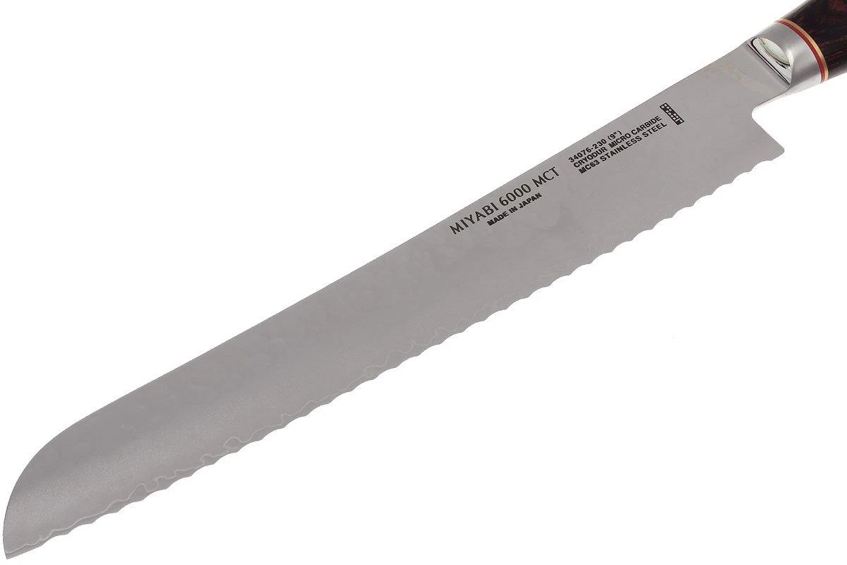 Miyabi 6000MCT Cuchillo De Pan, 23cm, 34076-231 By Zwilling 4 Miyabi 6000MCT Cuchillo De Pan, 23cm, 34076-231 By Zwilling - Imagen 2
